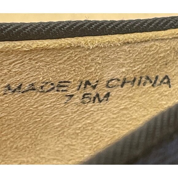 Talbots Women’s Blue & Green Plaid Tassel Detail Pointed Toe Flats Size 7.5M - Picture 5 of 9